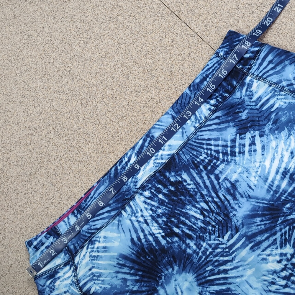 Lands' End Skort, Skirt shorts, tie dye blue, women's large 14-16 - Picture 5 of 9